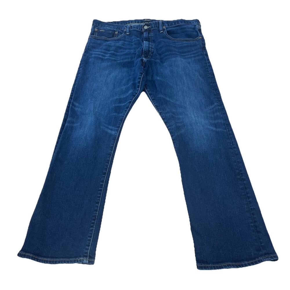 Polo Ralph Lauren Jeans Mens 38x30 Hampton Relaxed Straight Blue Medium Wash